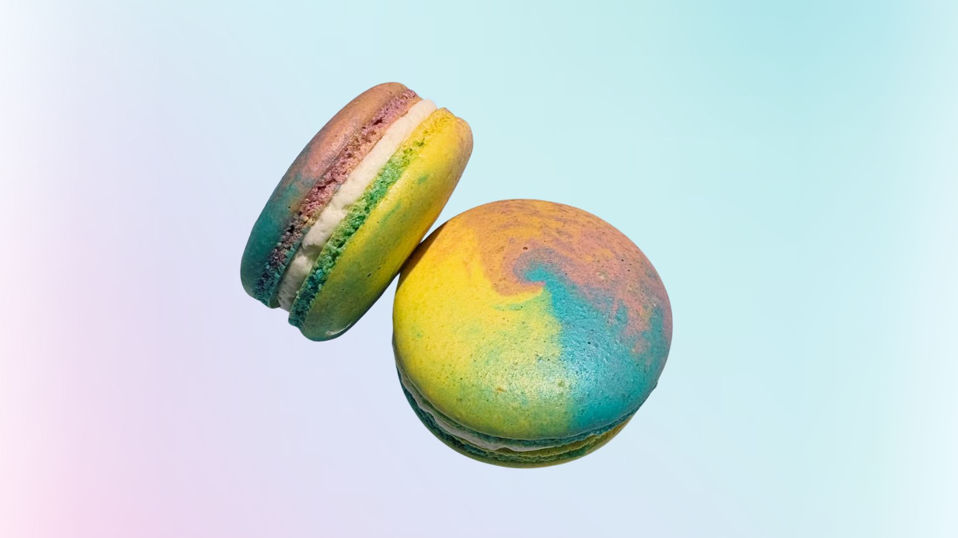 Rainbow Macarons
